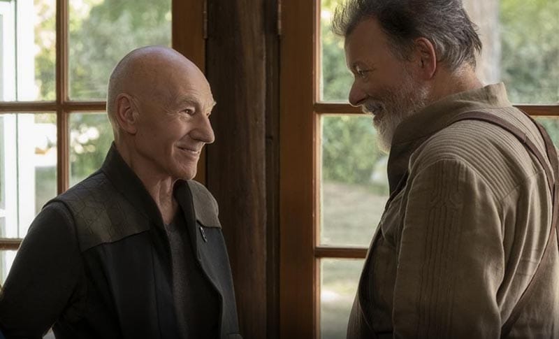 Jean-Luc Picard and Will Riker